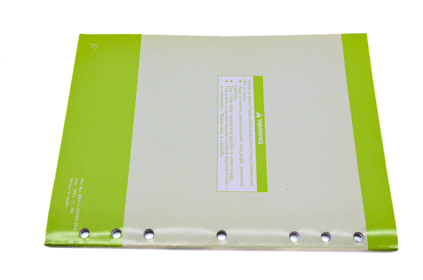 OEM Suzuki 99011-05D55-03A RMX250 R Service Manual