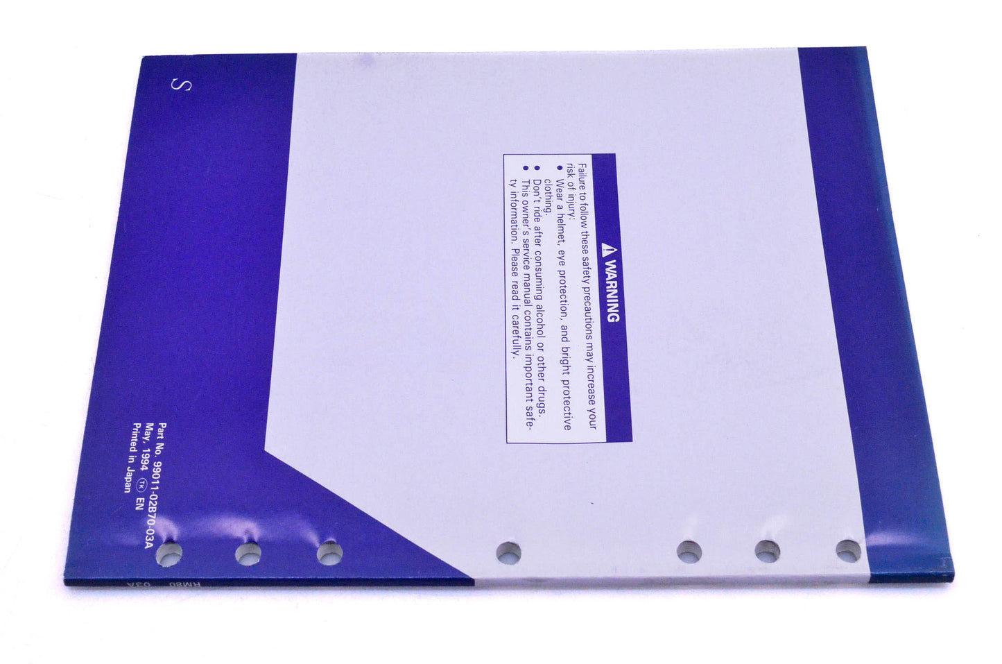 OEM Suzuki 99011-02B70-03A RM80 S Service Manual