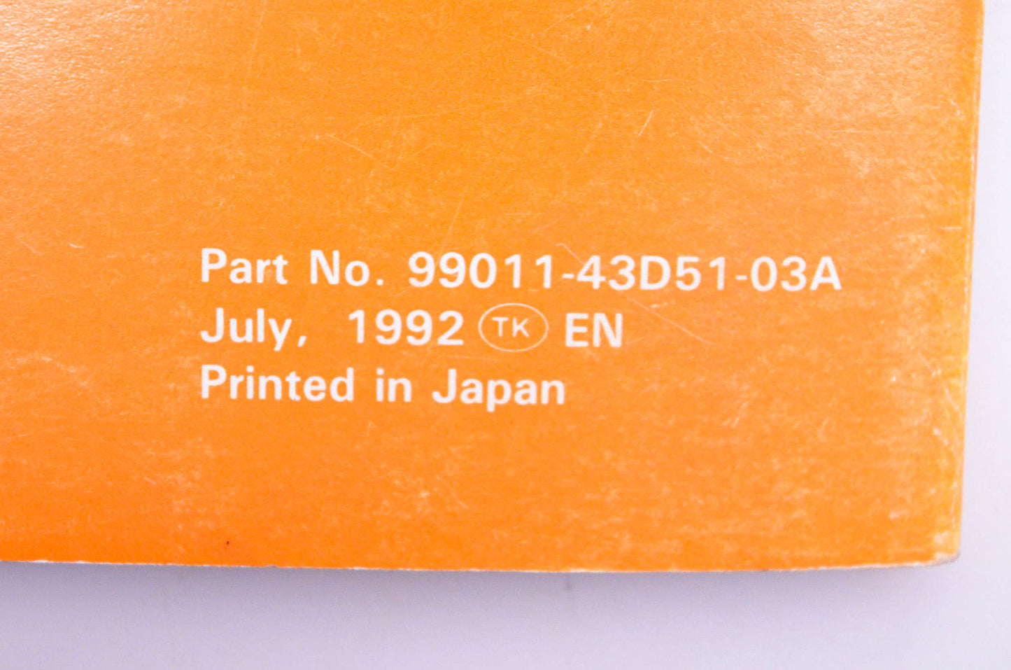OEM Suzuki 99011-43D51-03A RM125 P Service Manual