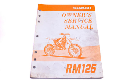 OEM Suzuki 99011-36E52-03A RM125 W Service Manual