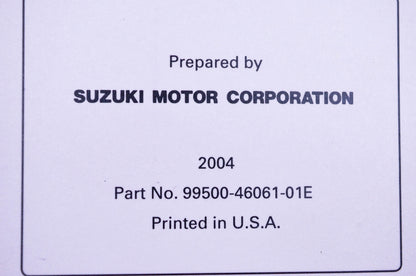 OEM Suzuki 99500-46061-01E LT-A700X K5 K6 Service Manual