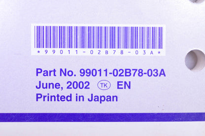 OEM Suzuki 99011-02B78-03A RM85/L K3 Service Manual