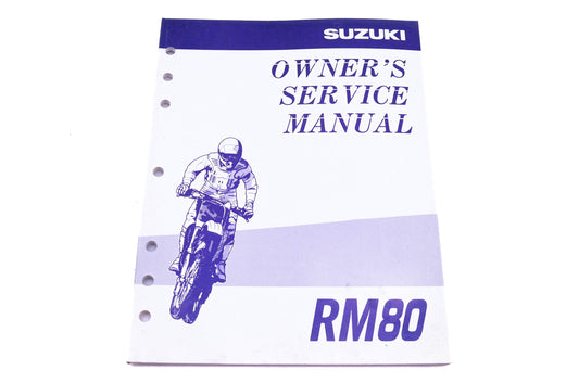 OEM Suzuki 99011-02B73-03A RM80 T, V, W Service Manual