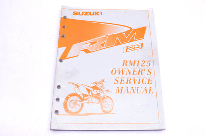 OEM Suzuki 99011-36E53-03A RM125 X Service Manual