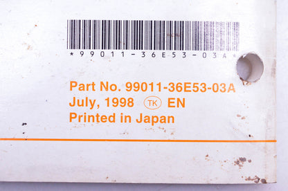 OEM Suzuki 99011-36E53-03A RM125 X Service Manual