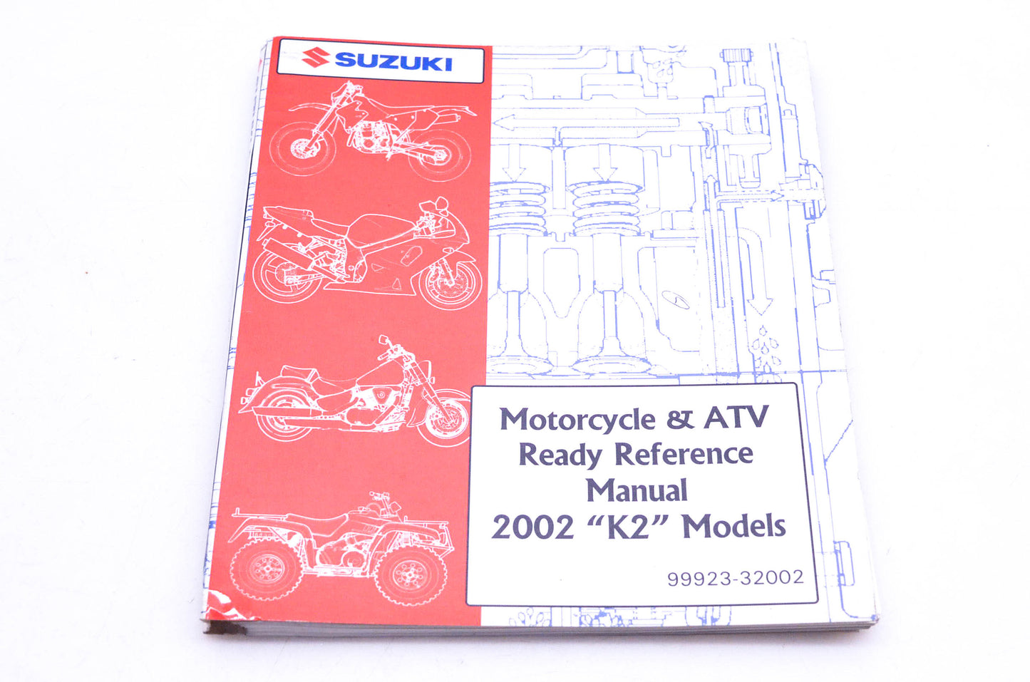 OEM Suzuki 99923-32002 Motorcycle & ATV 2002 K2 Ready Reference Manual