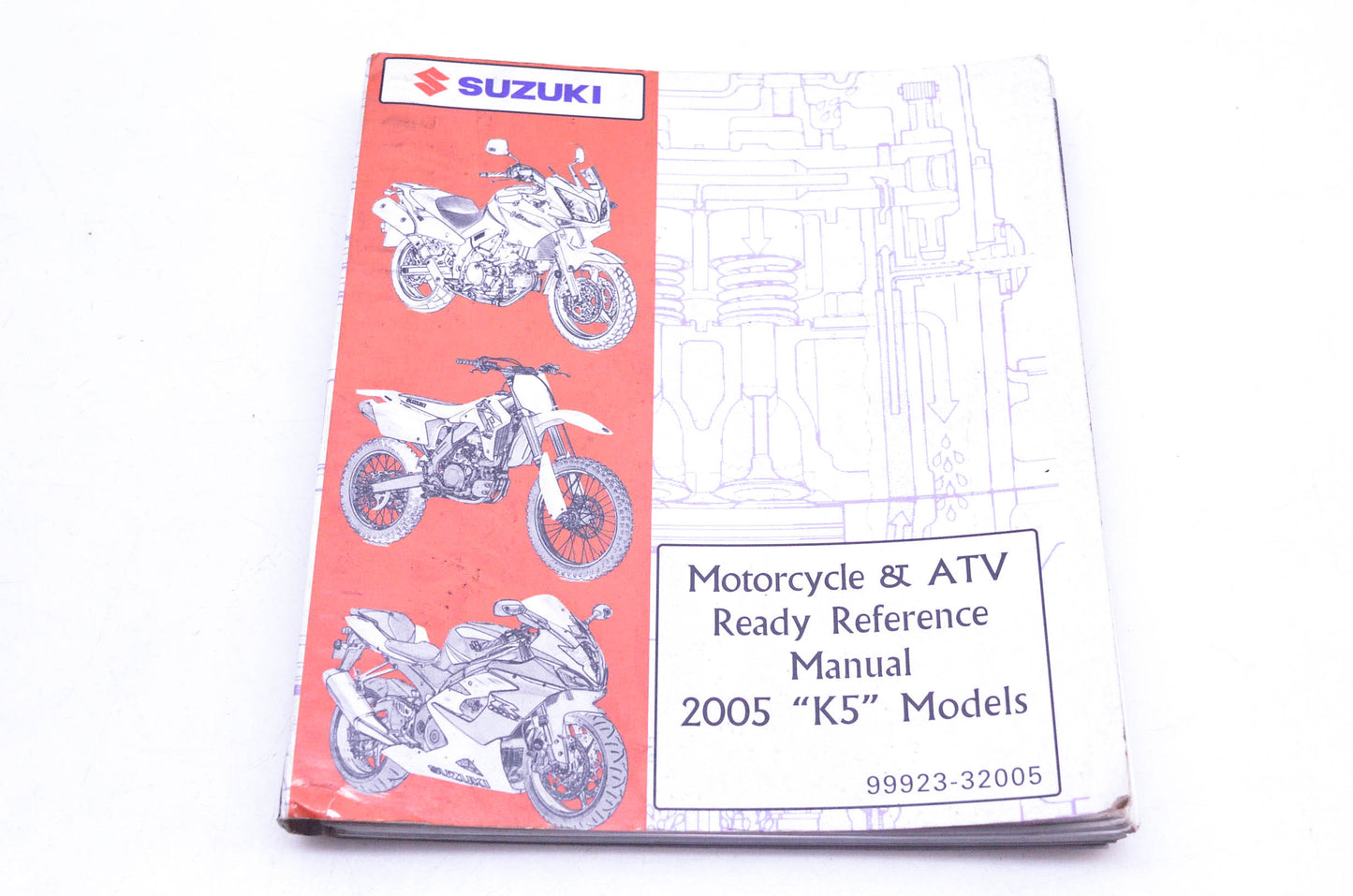OEM Suzuki 99923-32005 Motorcycle & ATV 2005 K5 Ready Reference Manual
