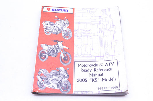 OEM Suzuki 99923-32005 Motorcycle & ATV 2005 K5 Ready Reference Manual