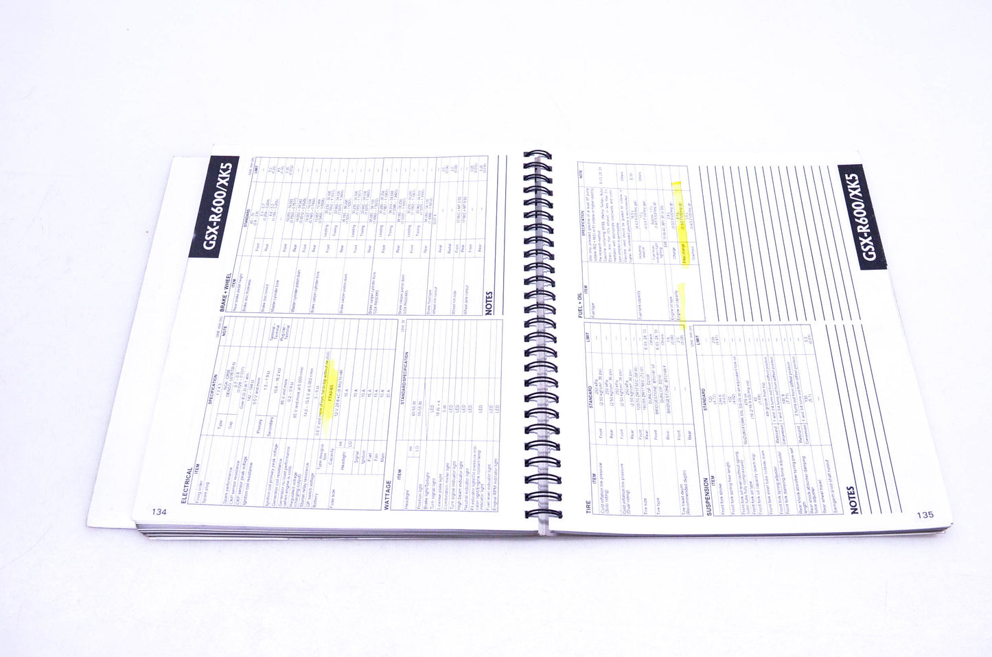 OEM Suzuki 99923-32005 Motorcycle & ATV 2005 K5 Ready Reference Manual