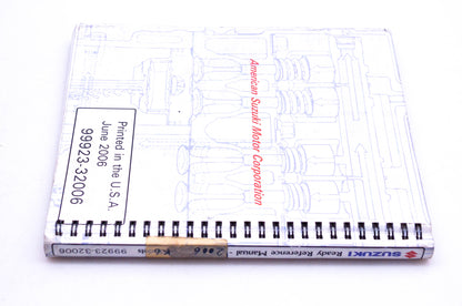 OEM Suzuki 99923-32006 Motorcycle & ATV 2006 K6 Ready Reference Manual