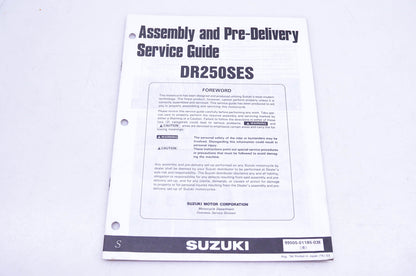 OEM Suzuki 99505-01185-03E DR250SES S Assembly Service Guide