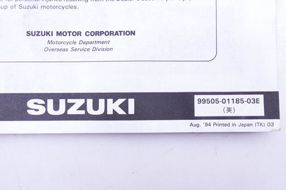 OEM Suzuki 99505-01185-03E DR250SES S Assembly Service Guide
