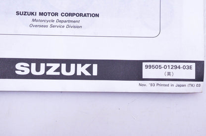 OEM Suzuki 99505-01294-03E DR650SER R Assembly Service Guide