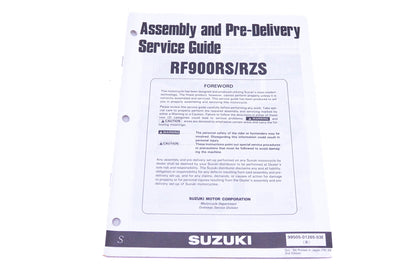 OEM Suzuki 99505-01265-03E RF900RS/RZS S Assembly Service Guide
