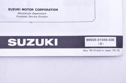 OEM Suzuki 99505-01045-03E GS500ES S Assembly Service Guide