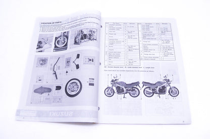 OEM Suzuki 99505-01013-03E GS500EP P Assembly Service Guide