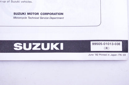 OEM Suzuki 99505-01013-03E GS500EP P Assembly Service Guide