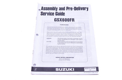OEM Suzuki 99505-01124-03E GSX600FR R Assembly Service Guide
