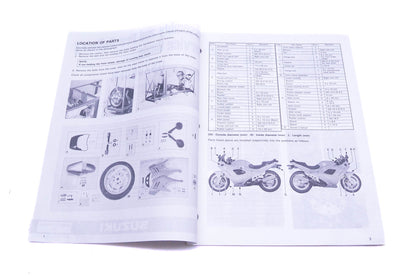 OEM Suzuki 99505-01124-03E GSX600FR R Assembly Service Guide