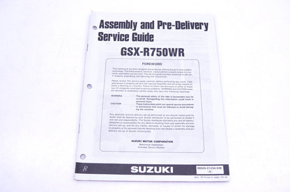OEM Suzuki 99505-01234-03E GSX-R750WR R Assembly Service Guide