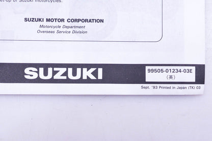 OEM Suzuki 99505-01234-03E GSX-R750WR R Assembly Service Guide