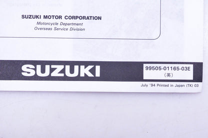 OEM Suzuki 99505-01165-03E GSX-R750WS S Assembly Service Guide
