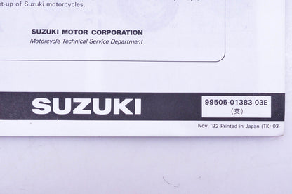 OEM Suzuki 99505-01383-03E GSX-R1100WP P Assembly Service Guide