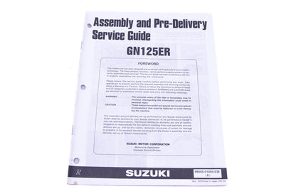OEM Suzuki 99505-01004-03E GN125ER R Assembly Service Guide