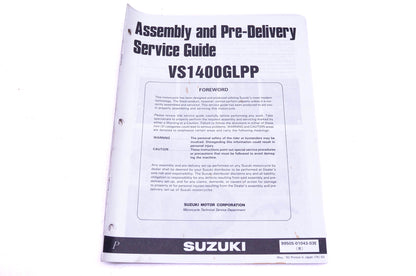 OEM Suzuki 99505-01043-03E VS1400GLPP P Assembly Service Guide