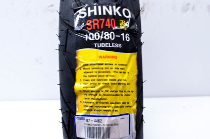 Shinko SR740, 87-4462 100/80-16 MC 50H Tire NOS