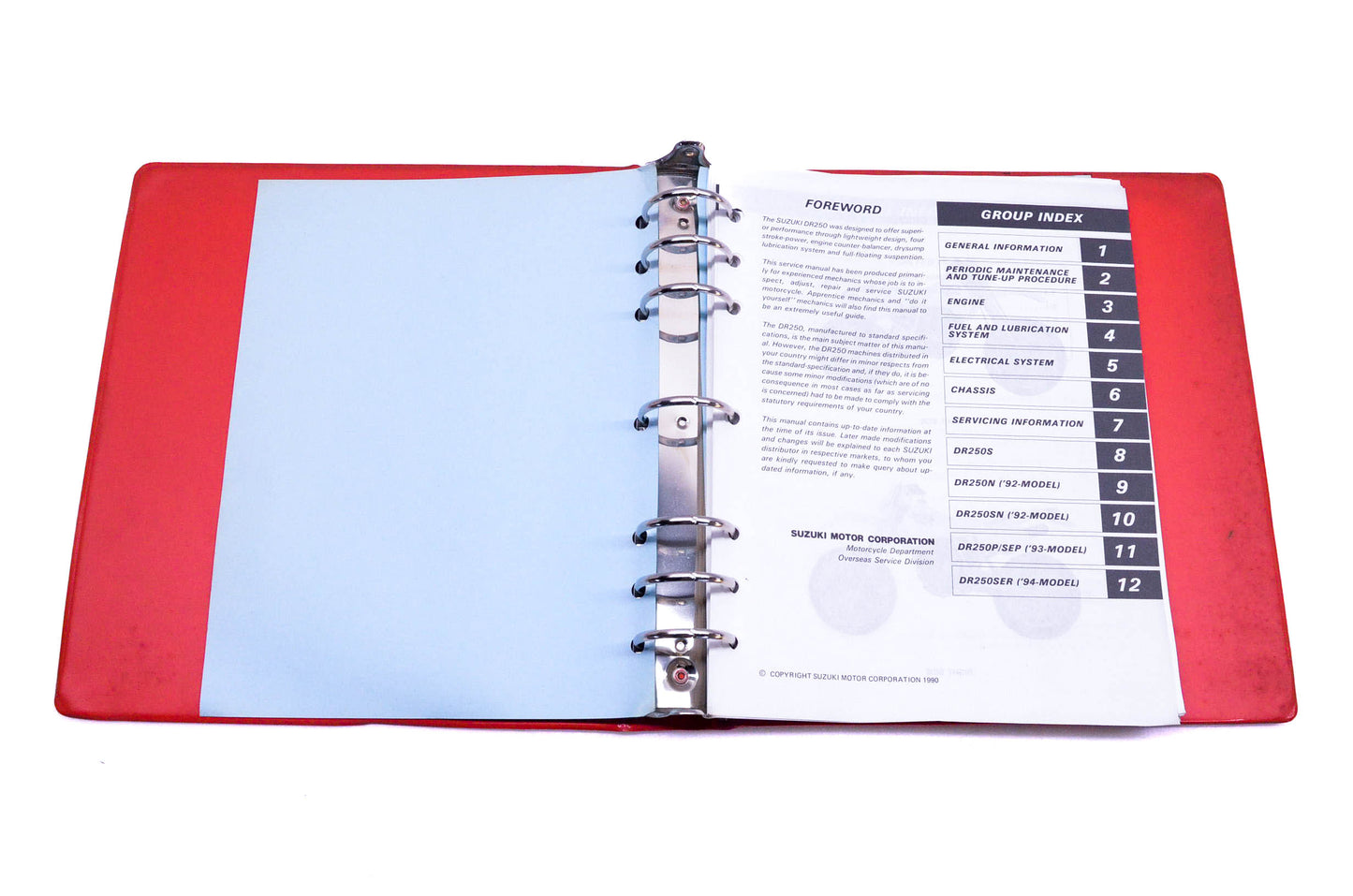 OEM Suzuki 99500-42113-03E DR250/250S Service Manual