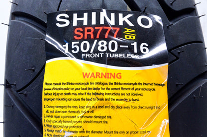 Shinko SR777 150/80-16 MC 71H Tire NOS