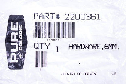 New OEM Polaris 2200361 Short Bolt Battery Kit NOS
