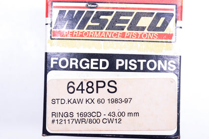 Wiseco 648PS, 16-0780 Piston Kit NOS