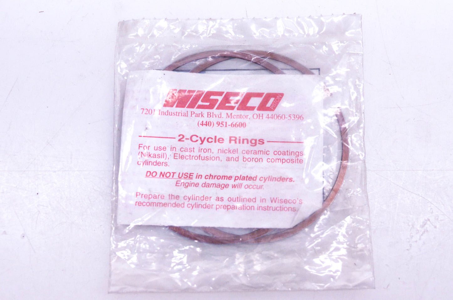 Wiseco 2638CD 67mm Piston Ring Kit NOS