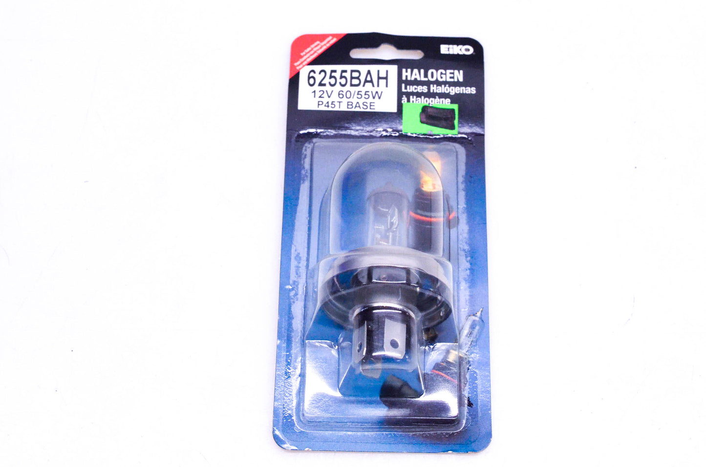 Eiko 6255BAH Halogen 12v 60/55w P45T Base Replacement Bulb NOS