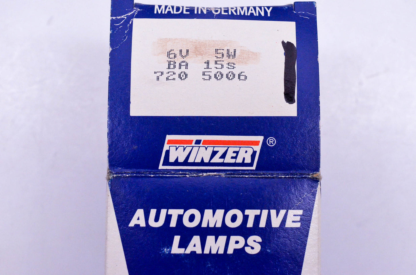 Winzer 720-5006 BA15s 6v 5w Qty 2 NOS