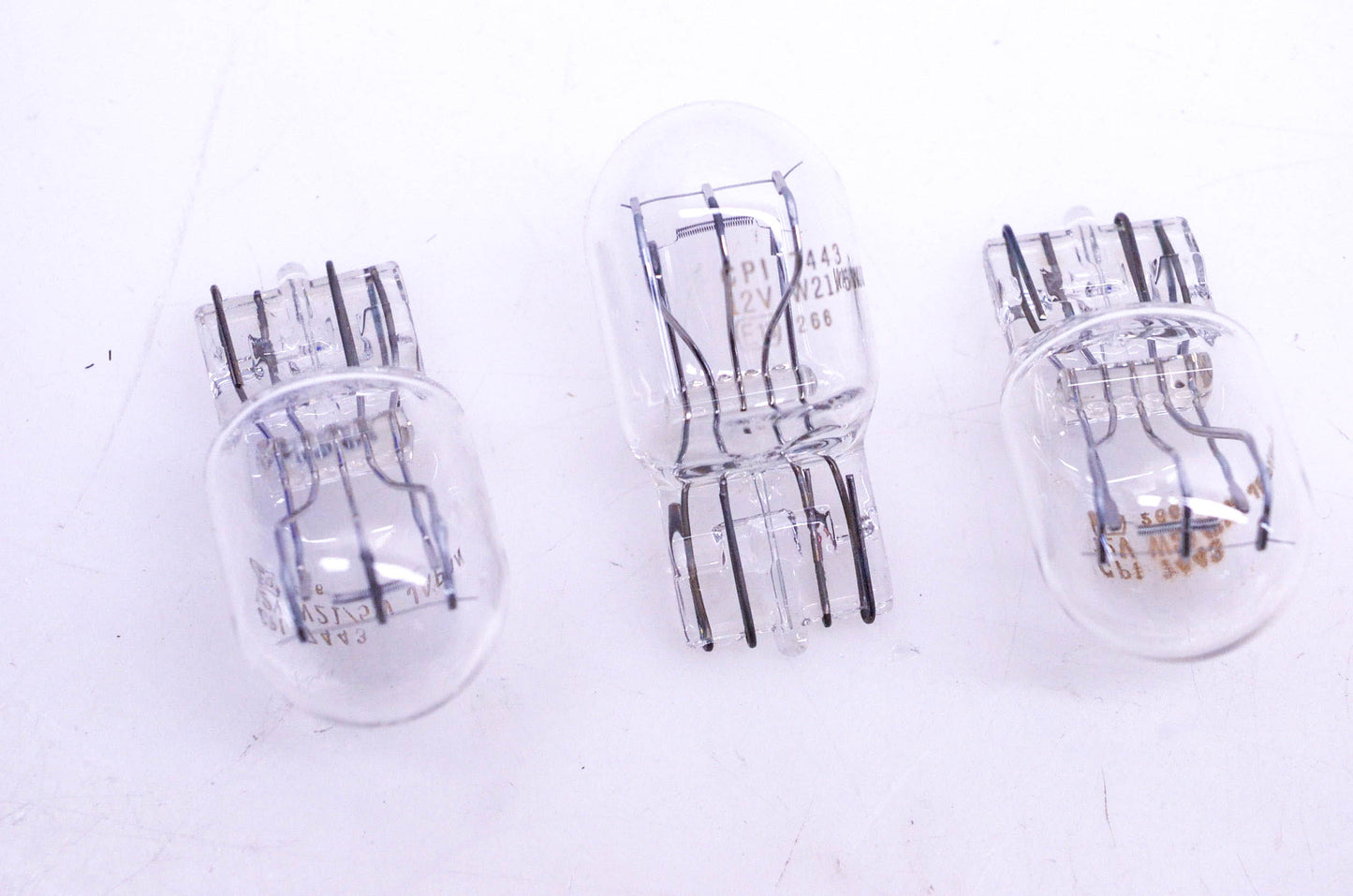 Candlepower P7443 Replacement Bulb 12v 21/5w Wedge Qty 3 NOS