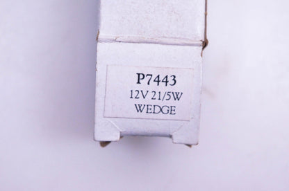 Candlepower P7443 Replacement Bulb 12v 21/5w Wedge Qty 3 NOS