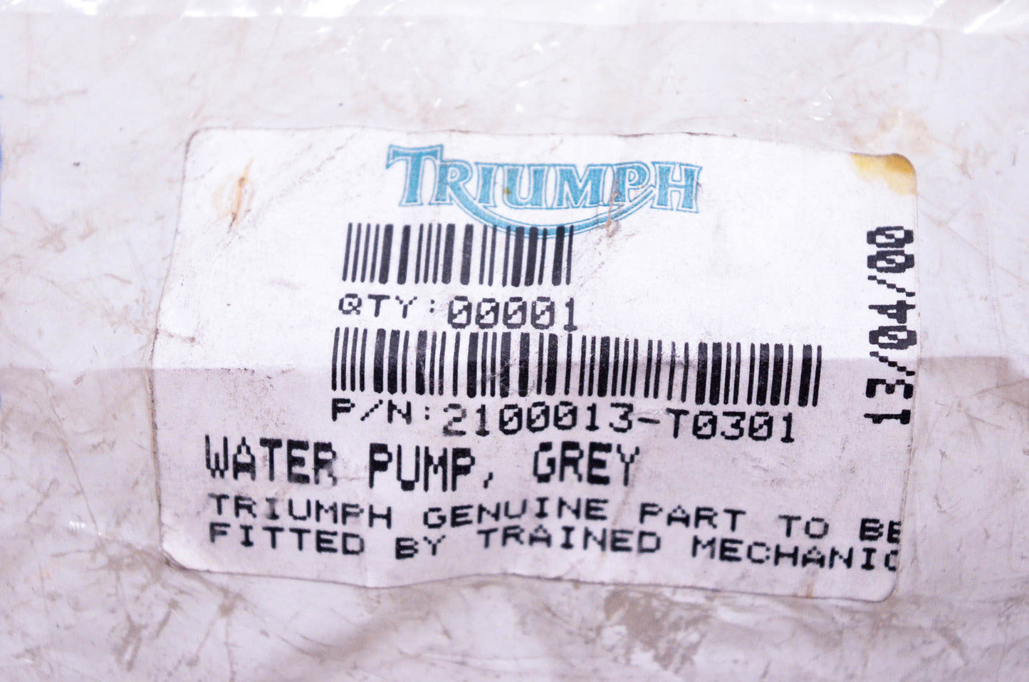 OEM Triumph 2100013-T0301 Grey Water Pump Assembly