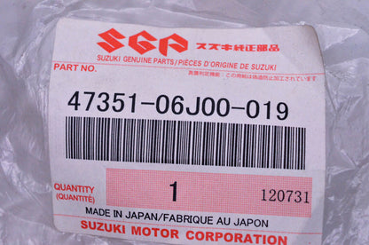 New OEM Suzuki 47351-06J00-019 Frame Cover Black NOS