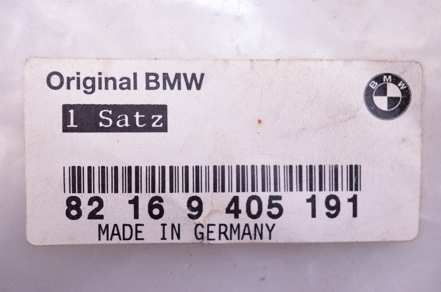 New OEM BMW 82169405191 Mud Flap Kit NOS
