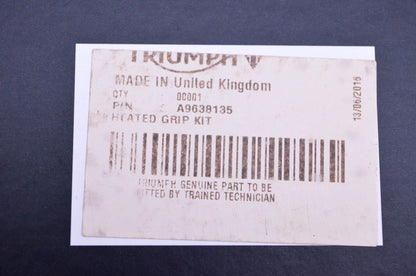 New OEM Triumph A9638135 Heated Grip Kit NOS