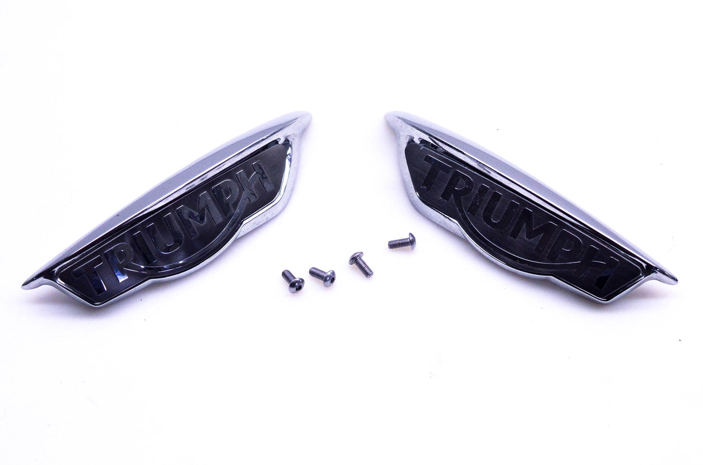 New OEM Triumph A9790070 Fuel Tank Badge Bar Kit NOS