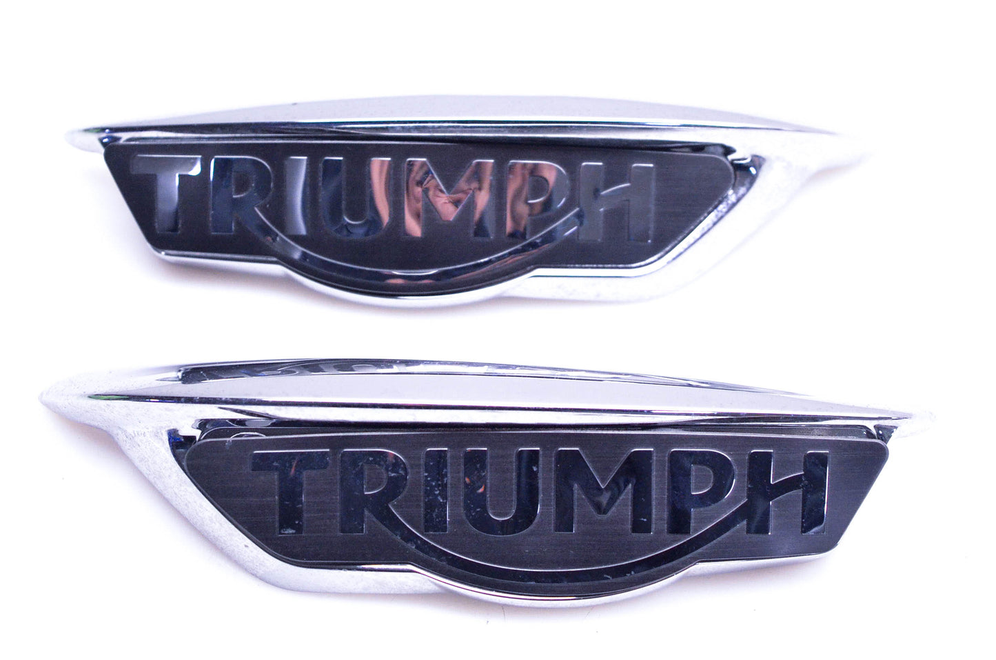 New OEM Triumph A9790070 Fuel Tank Badge Bar Kit NOS