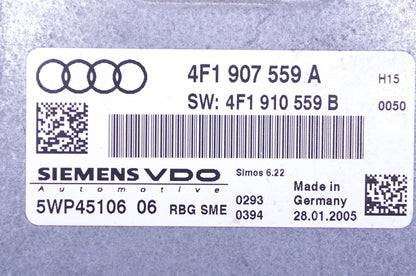 Siemans 4F1907559A, 4F1910559B, 5WP45106 06 Audi ECU Unit