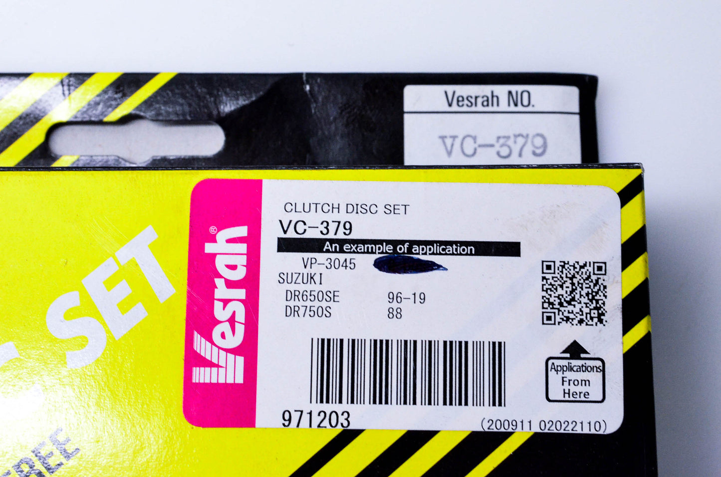 Vesrah VC-379 Clutch Disc Kit NOS