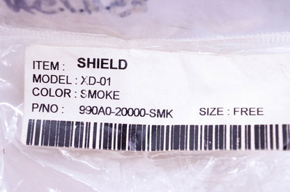 G-Tech 990A0-20000-SMK XD-01 Helmet Shield Smoke Tint NOS