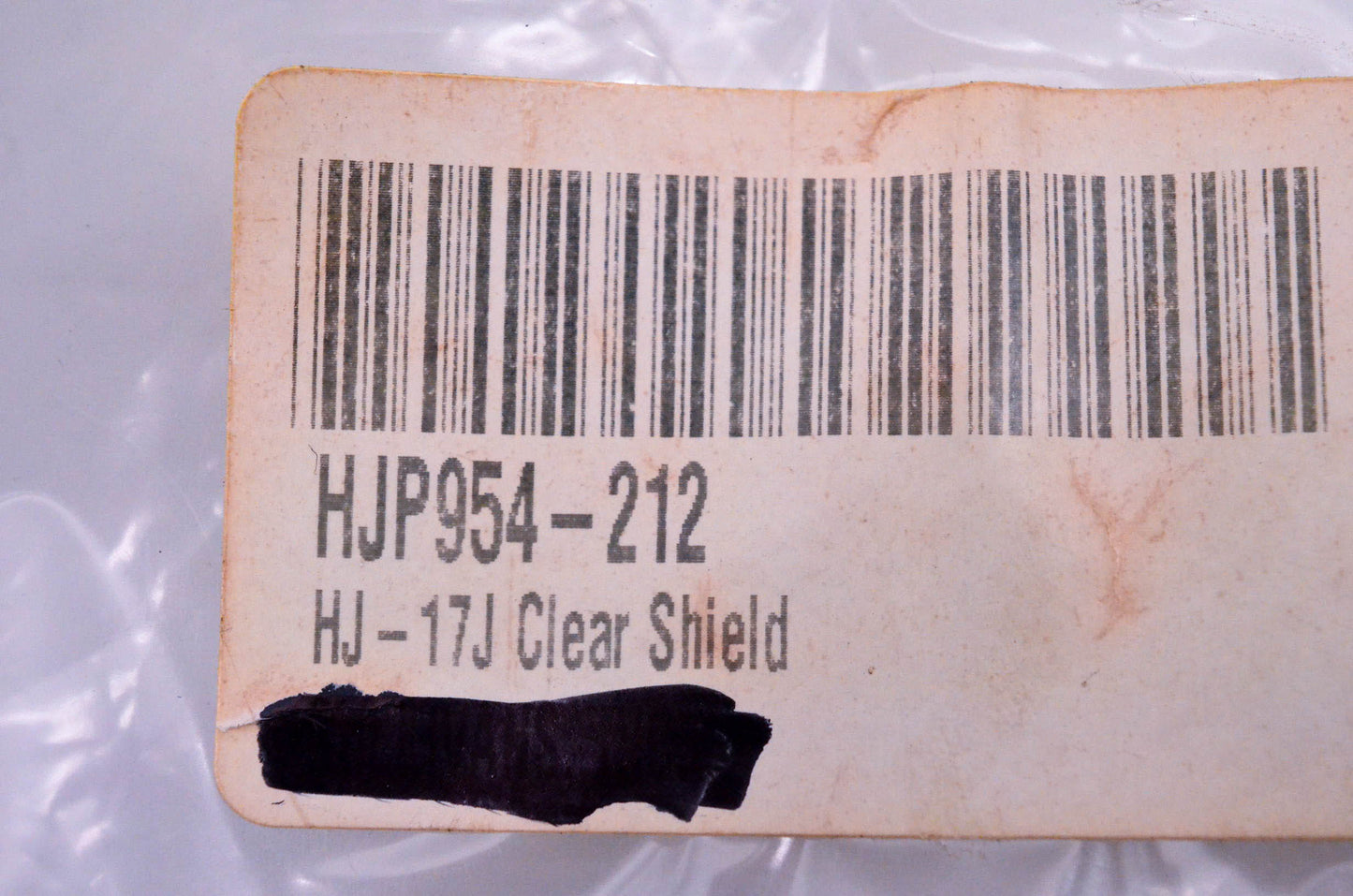 HJC HJP954-212, HJ-17J IS-33 Clear Helmet Shield NOS