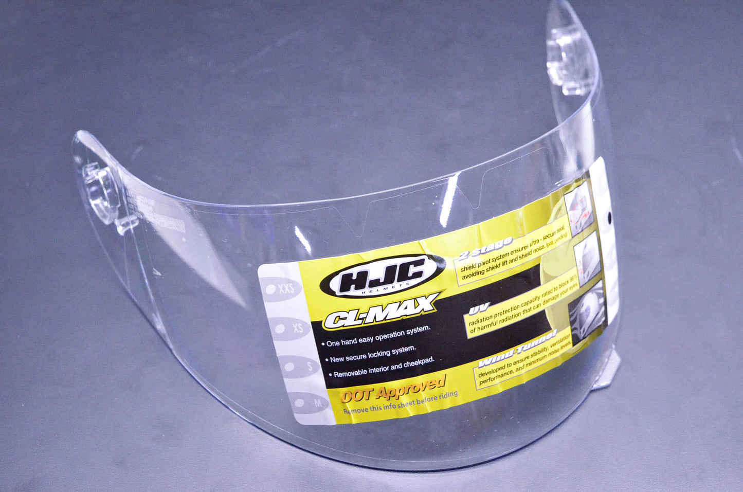 HJC HJP847-202 HJ-07 Clear Helmet Shield NOS
